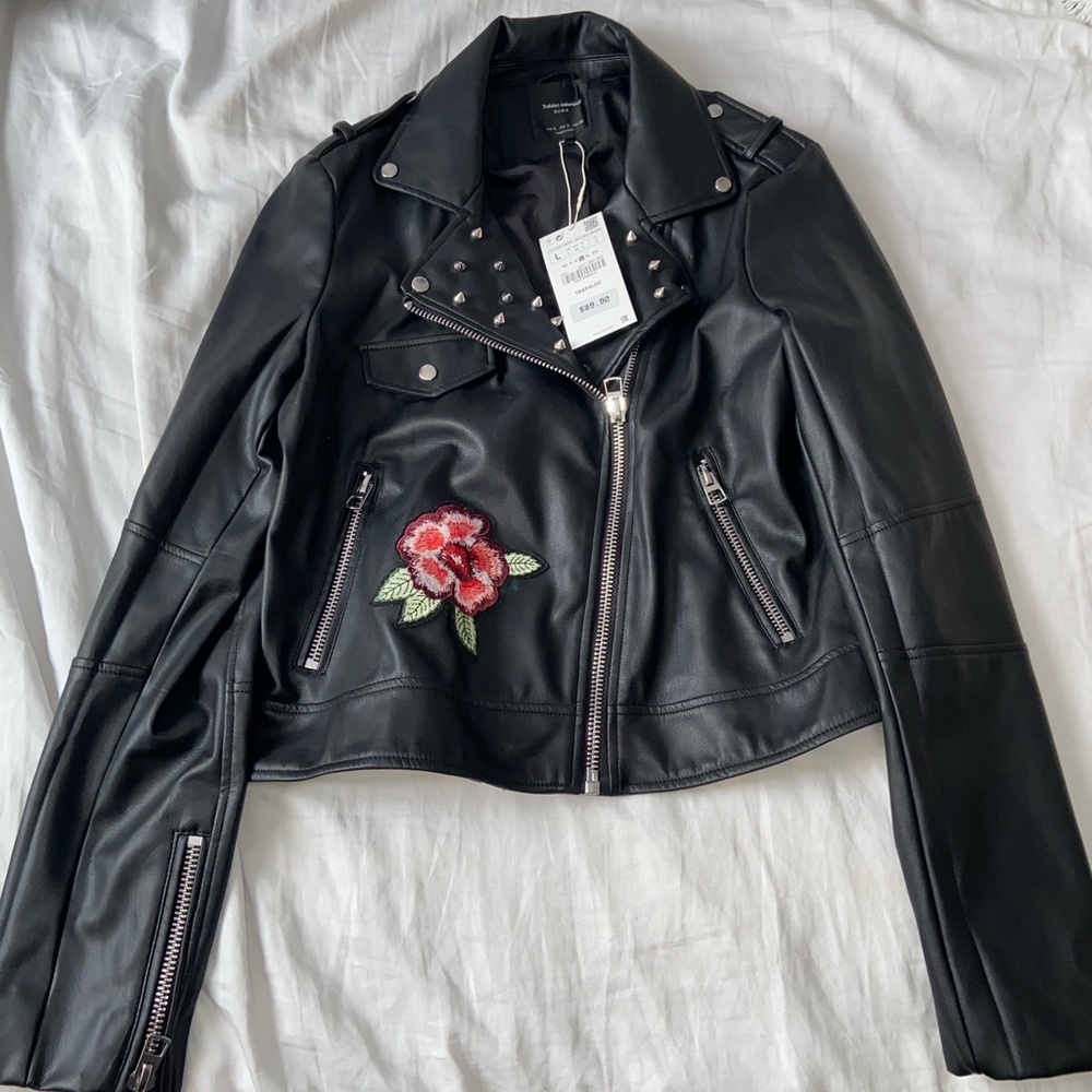 Zara Trafaluc | Faux Leather Jacket